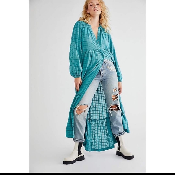 FREE PEOPLE MAXI DRESS - Picture 2 of 9